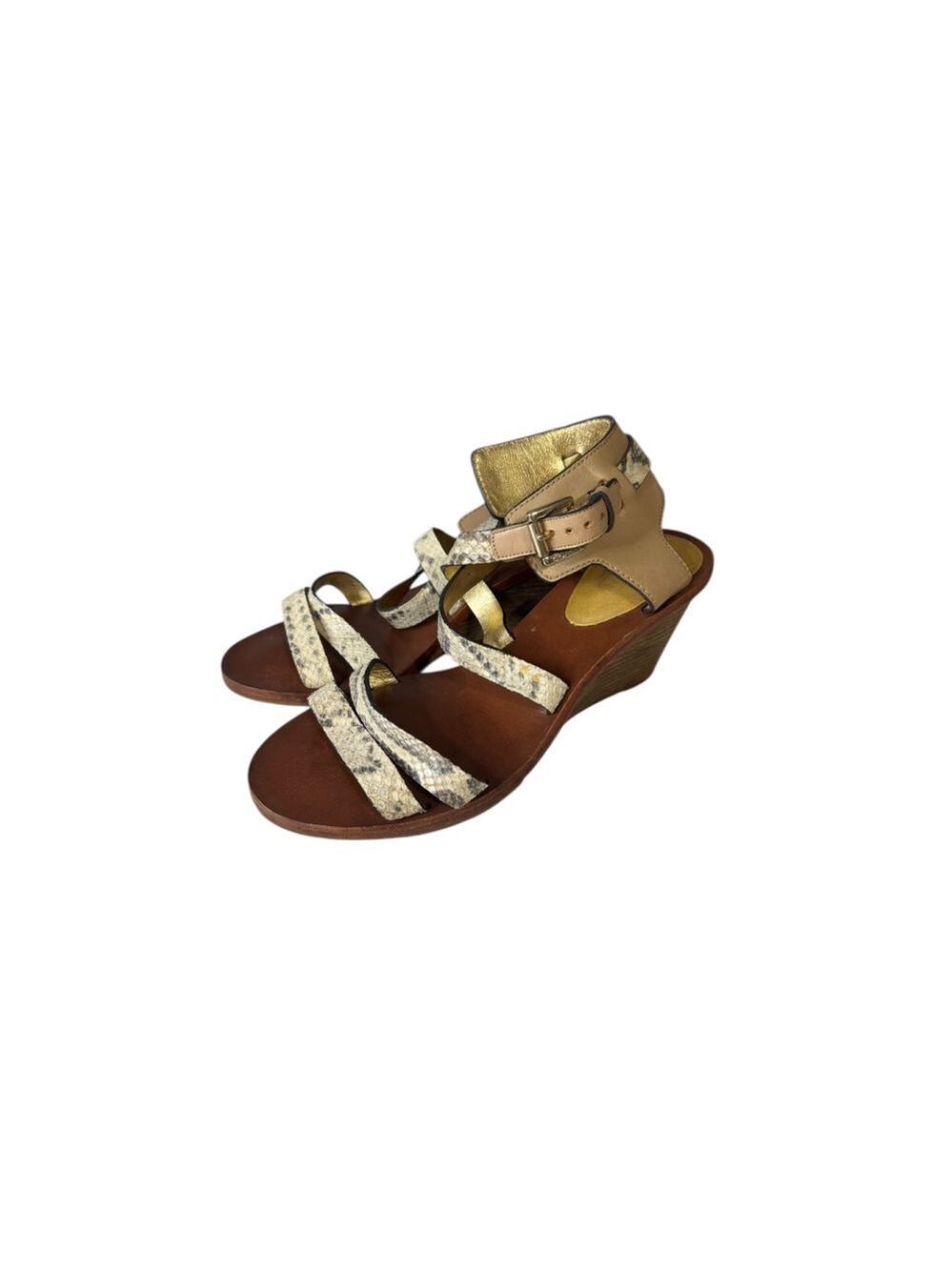 Women’s Coach Prue Snake Embossed Wedges